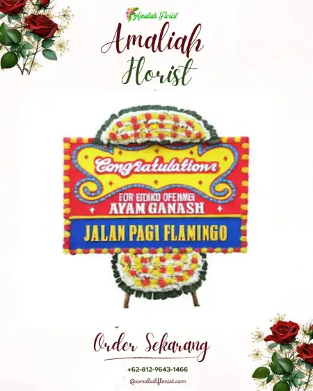 Sewa Papan Bunga Turitempel
